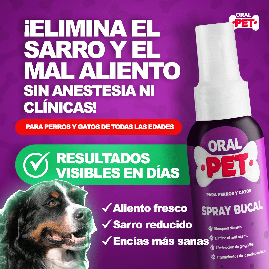 OralPet® Spray de Salud Dental para Perros y Gatos