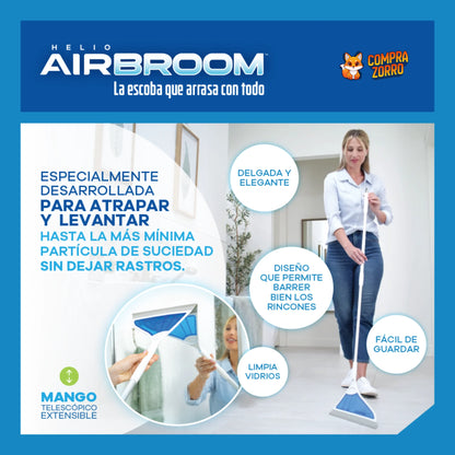 Helio AirBroom™ - Kit para limpieza en una sola pasada
