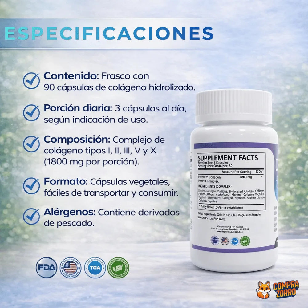 Collagen Peptides - Soporte integral para tu cuerpo activo