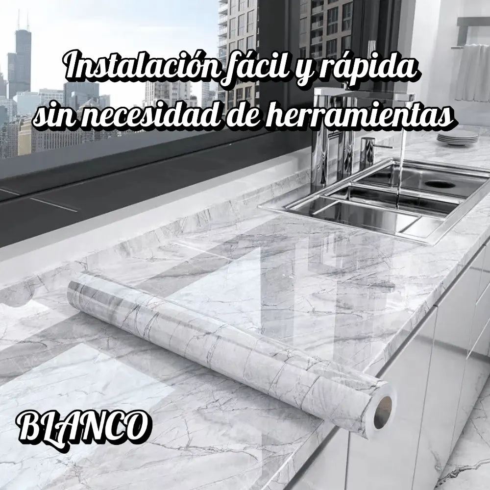 Papel Adhesivo Tipo Mármol - Renueva tu hogar sin gastar de más